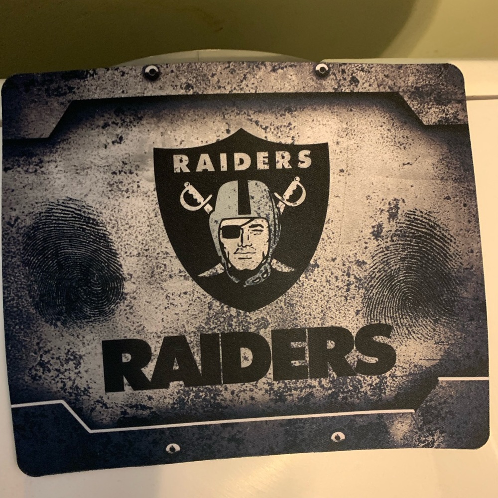 New Raiders mouse pad for desk